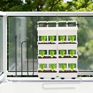 Вертикальный настенный органайзер для растений 8 карманов с капельным поливом Белый цена на synthetic.ua - Фото 1 Вертикальный настенный органайзер для растений 8 карманов с капельным поливом Белый synthetic.ua - Фото 1