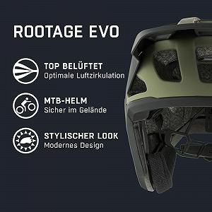 Шлем Alpina Rootage Evo Olive synthetic.ua - Фото 1
