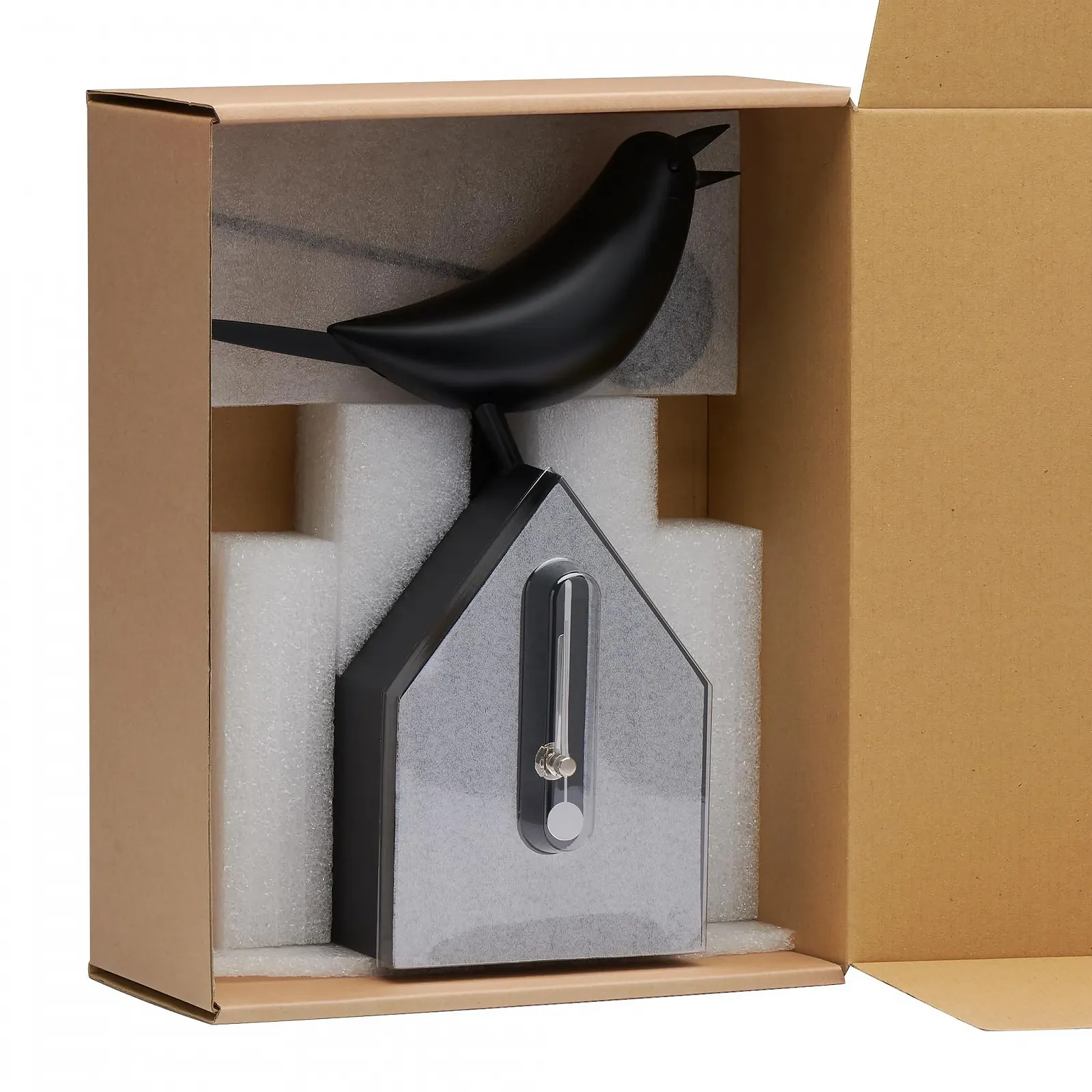 Годинник Тип Torre & Tagus Motion Birdhouse з Маятником, що Знімається, Чорний, фото №8