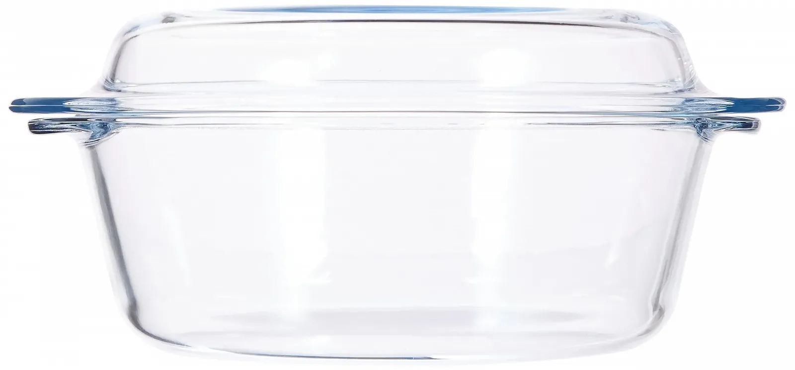 Набір скляних форм для запікання Круглі з кришками 3 шт., фото №3