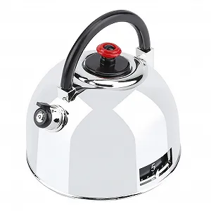 Таймер кухонный механический Teapot Stainless Steel 60 минут Форма чайника Стальной - Фото 1