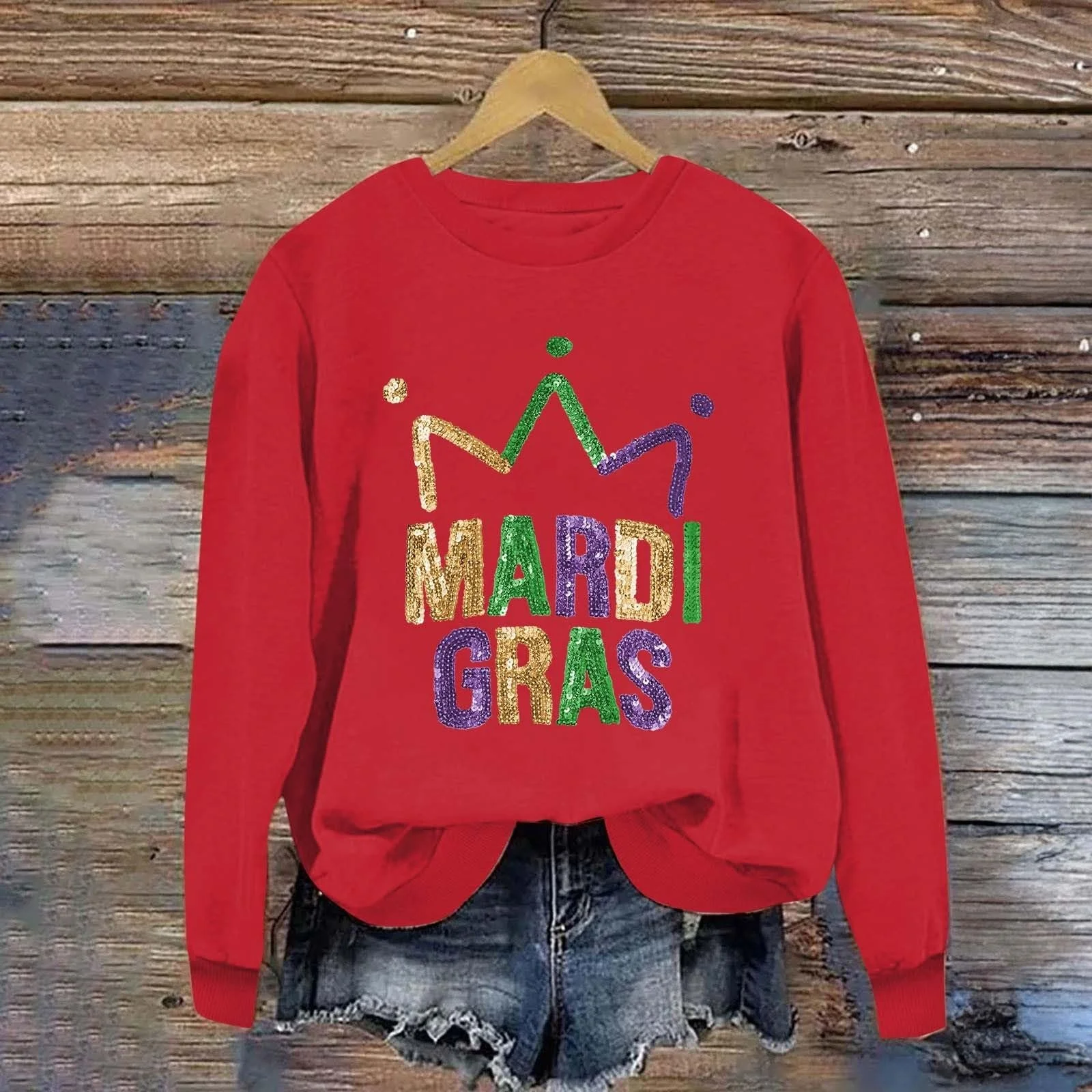 Рождественский свитер Женский свитер Мода Повседневный Надпись Круглый вырез Длинный рукав Рубашки для женщин, фото №3 Рождественский свитер Женский свитер Мода Повседневный Надпись Круглый вырез Длинный рукав Рубашки для женщин, фото №3