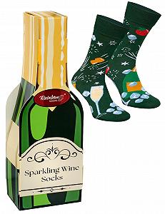 Шкарпетки Rainbow Socks Sparkling Wine Box - для жінок та чоловіків - 1 пара - Фото 1
