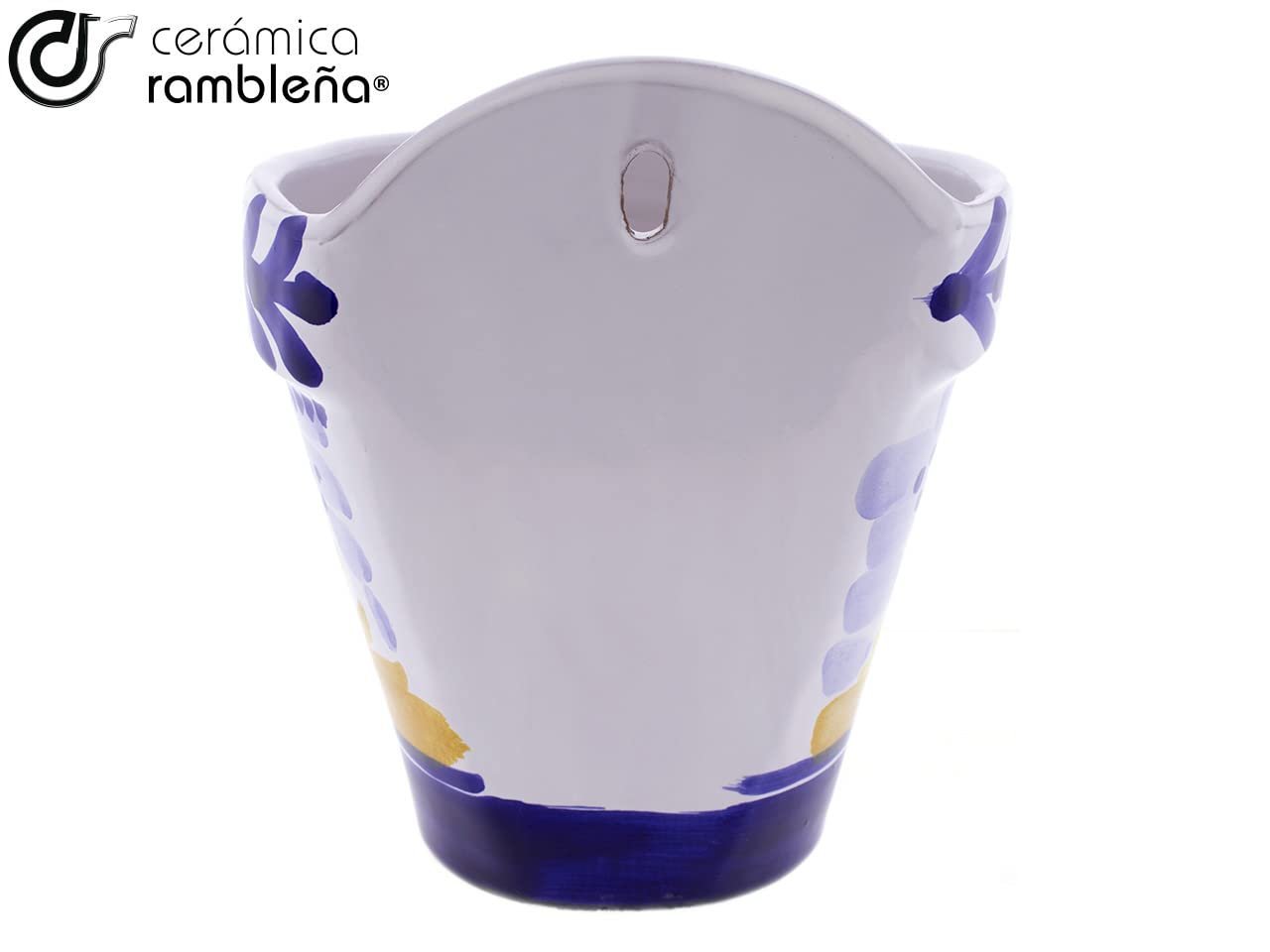 Горщик підвісний Ceramic Diamond D125 керамічний 13,5 x 12 x 16 см, фото №3 Горщик підвісний Ceramic Diamond D125 керамічний 13,5 x 12 x 16 см, фото №3