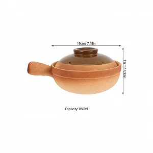 Глиняный горшок Traditional Clay Pot с крышкой керамический 850 мл с боковой ручкой жаропрочный цена на synthetic.ua - Фото 1 Глиняный горшок Traditional Clay Pot с крышкой керамический 850 мл с боковой ручкой жаропрочный synthetic.ua - Фото 1