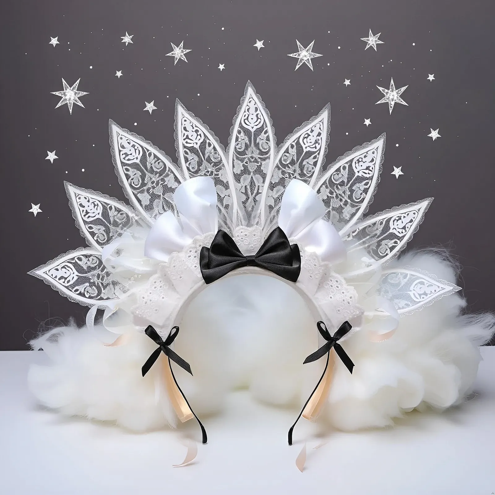 Черная Обруч на голову, фото №1 Черная Обруч на голову, фото №1