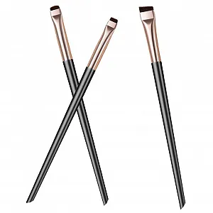 Набір пензлів для тіней, брів, макіяжу, скошеного пензля для консилера, підводки для очей Beaupretty 1 шт. - Фото 1