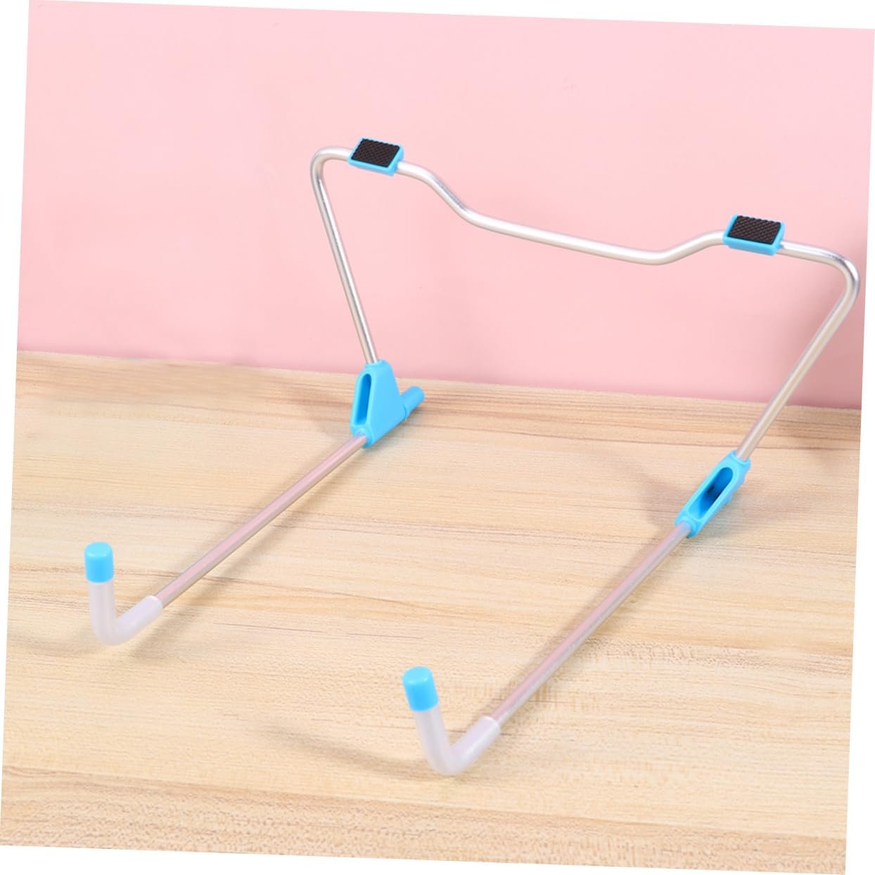 Підставка для ноутбука Homoyoyo складана алюмінієва регульована легка з функцією охолодження портативна для дому офісу подорожей на відкритому повітрі Синя, фото №7 Підставка для ноутбука Homoyoyo складана алюмінієва регульована легка з функцією охолодження портативна для дому офісу подорожей на відкритому повітрі Синя, фото №7