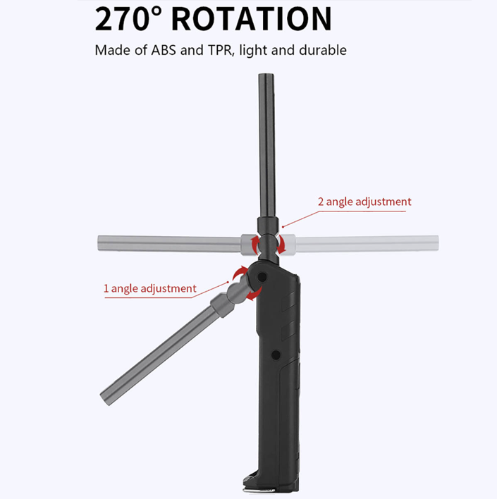 Фонарь многофунциональный аккумуляторный на магните G15-S SuperFire 400 Lumen IP44, фото №4