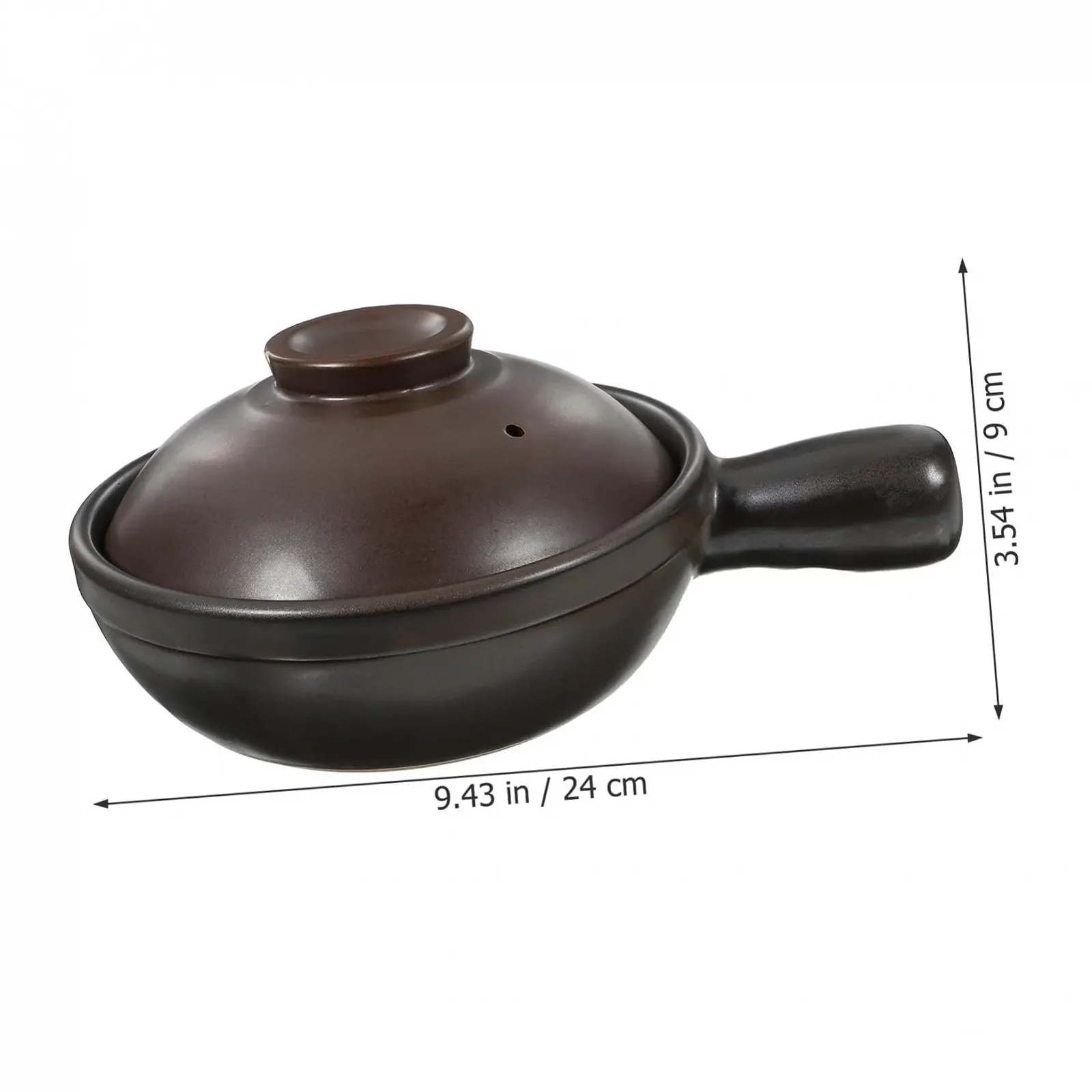 Керамическая форма для запекания с крышкой и одной ручкой, фото №7