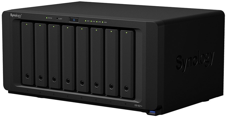 Мережеве сховище Synology DS1821+ Black, фото №3
