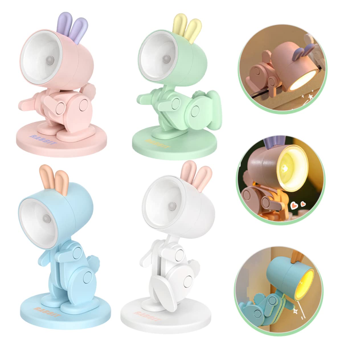 Лампа Artibetter Mini Desk Lamp світлодіодна Нічник 4 шт., фото №3
