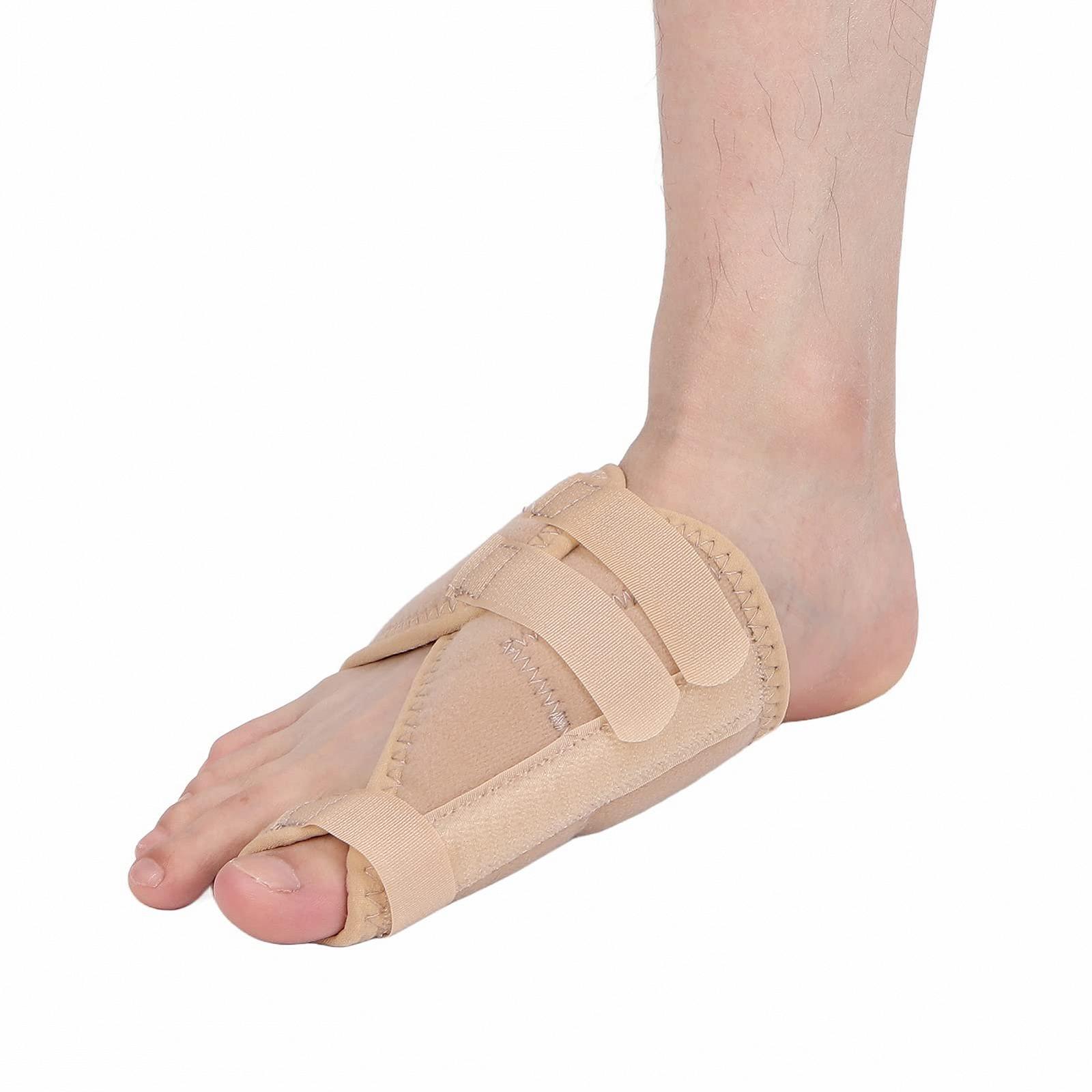 Коректор великого пальця стопи Багатошаровий фіксуючий оксамит для догляду за ногами в домашніх умовах (Права нога), фото №8