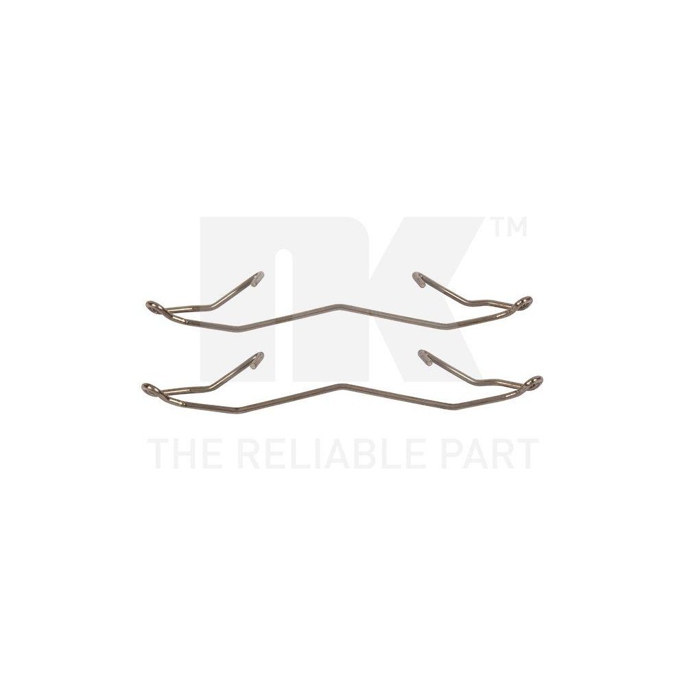 Комплект аксессуаров, тормозные колодки дисковые NK 7925057, передняя ось, фото №1