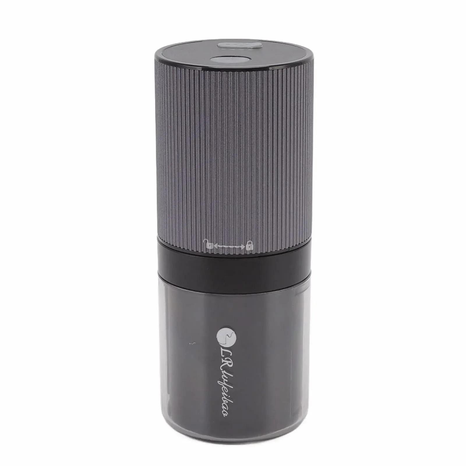 Портативная кофемолка аккумуляторная, электрическая мельница, интеллектуальная индукция сопротивления, сердцевина из нержавеющей стали, легко чистится для дома, маленькая, черная, фото №1