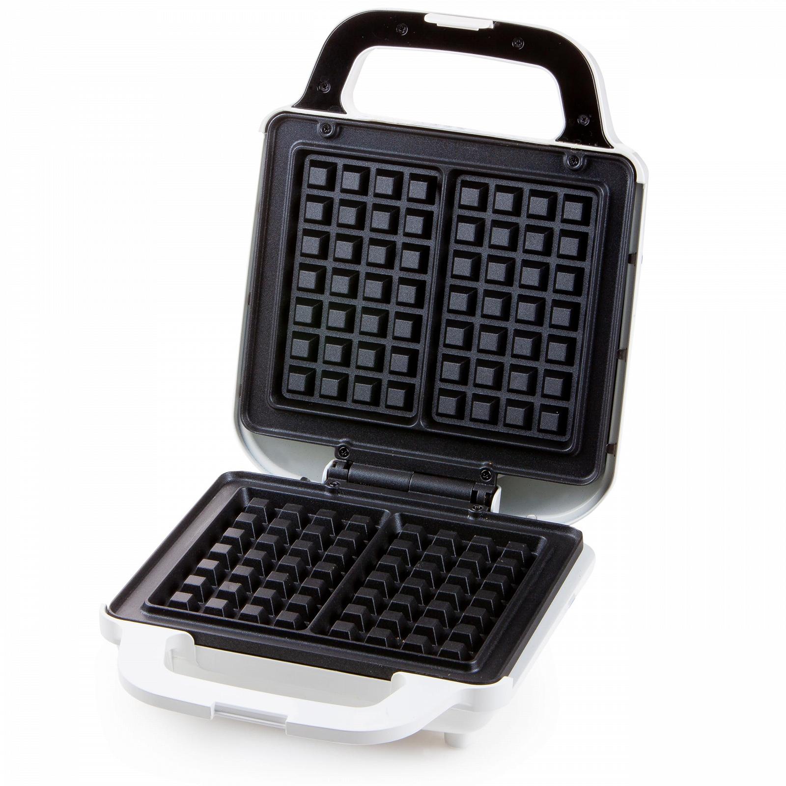 Вафельница DOMO Tasty Waffle DO9222W, для прямоугольных вафель 4 x 7, нержавеющая сталь, с регулировкой температуры, фото №2