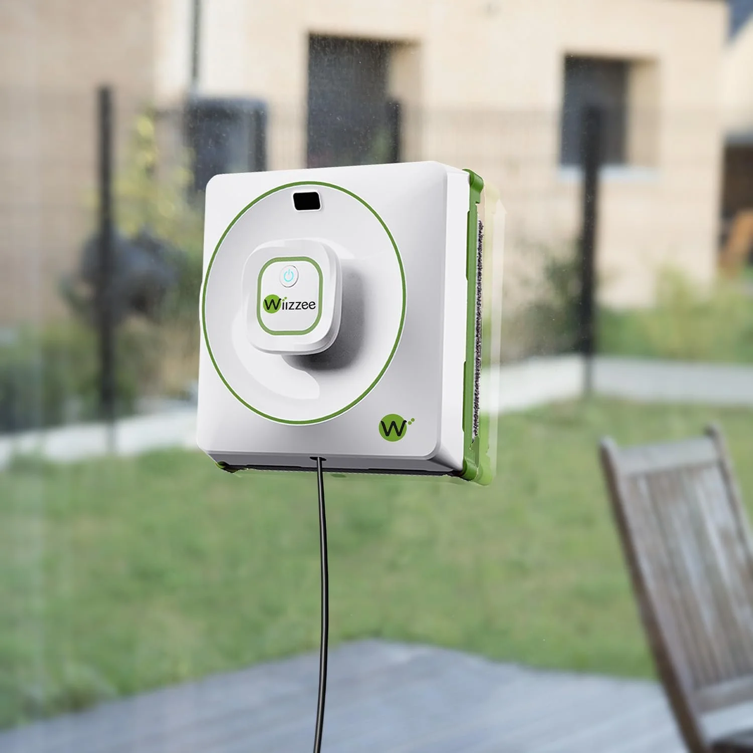 Робот для миття вікон Wiizzee NV01, Slim, Тихий, 3 режими прибирання (N/Z/NZ), Керування через додаток, Дистанційне керування, Білий, фото №2 Робот для миття вікон Wiizzee NV01, Slim, Тихий, 3 режими прибирання (N/Z/NZ), Керування через додаток, Дистанційне керування, Білий, фото №2