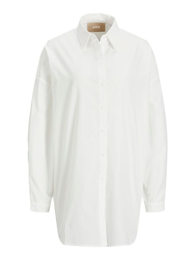 Сорочка JXMISSION LS OVERSIZE NOOS 12203891 Білий S, фото №5