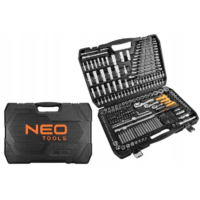 НАБОР ИНСТРУМЕНТОВ 1/2", 3/8", 1/4" (300 ед.) NEO TOOLS 10-218, фото №2