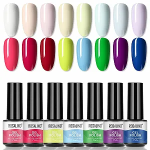 Гель-лак ROSALIND Пастельний Набір Гель-лаків UV 16 Кольорів - Фото 1