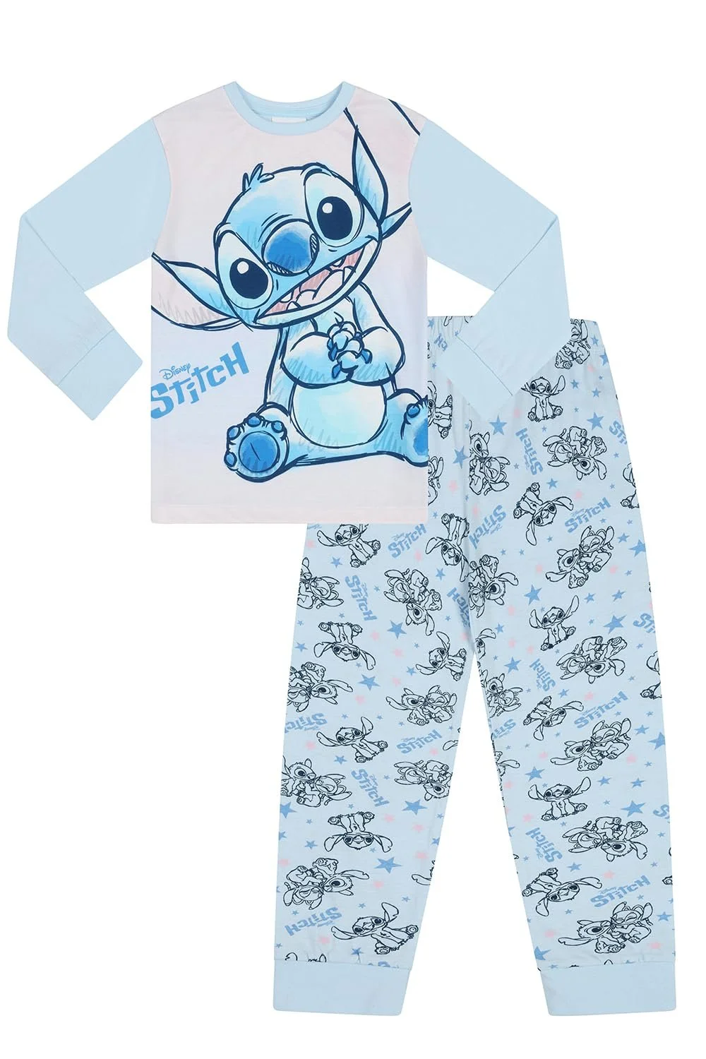 Піжама Disney Lilo and Stitch Довга для дівчат, фото №1 Піжама Disney Lilo and Stitch Довга для дівчат, фото №1