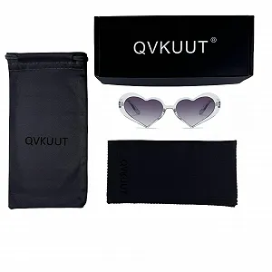 Сонцезахисні окуляри Серце QVKUUT для жінок synthetic.ua - Фото 1