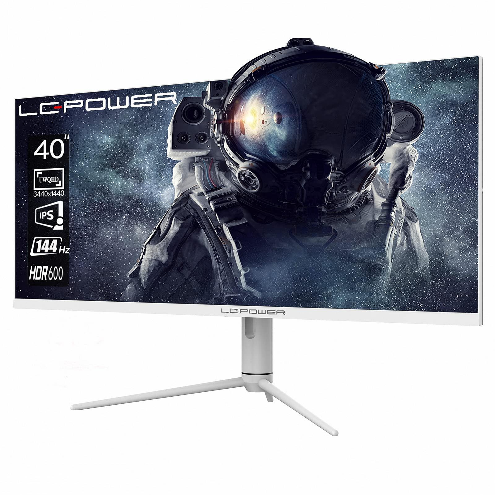 Монитор LC-POWER LC-M40-UWQHD-144 40 дюймов Ultra Wide (IPS, 3440 x 1440, 144 Гц, AMD FreeSync, HDR 600 Ready, 21:9, 99% sRGB, OD 4 мс), фото №1