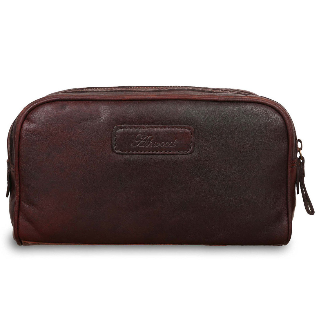 Несесер чоловічої шкіряної косметики чоловіча Ashwood G37 BRANDY бренди, фото №1