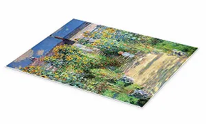 Постер Claude Monet Garden in Vétheuil 50 x 70 см Green synthetic.ua - Фото 1