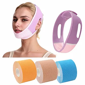 Маска для підтяжки підборіддя AYNKG, рожева - Фото 1