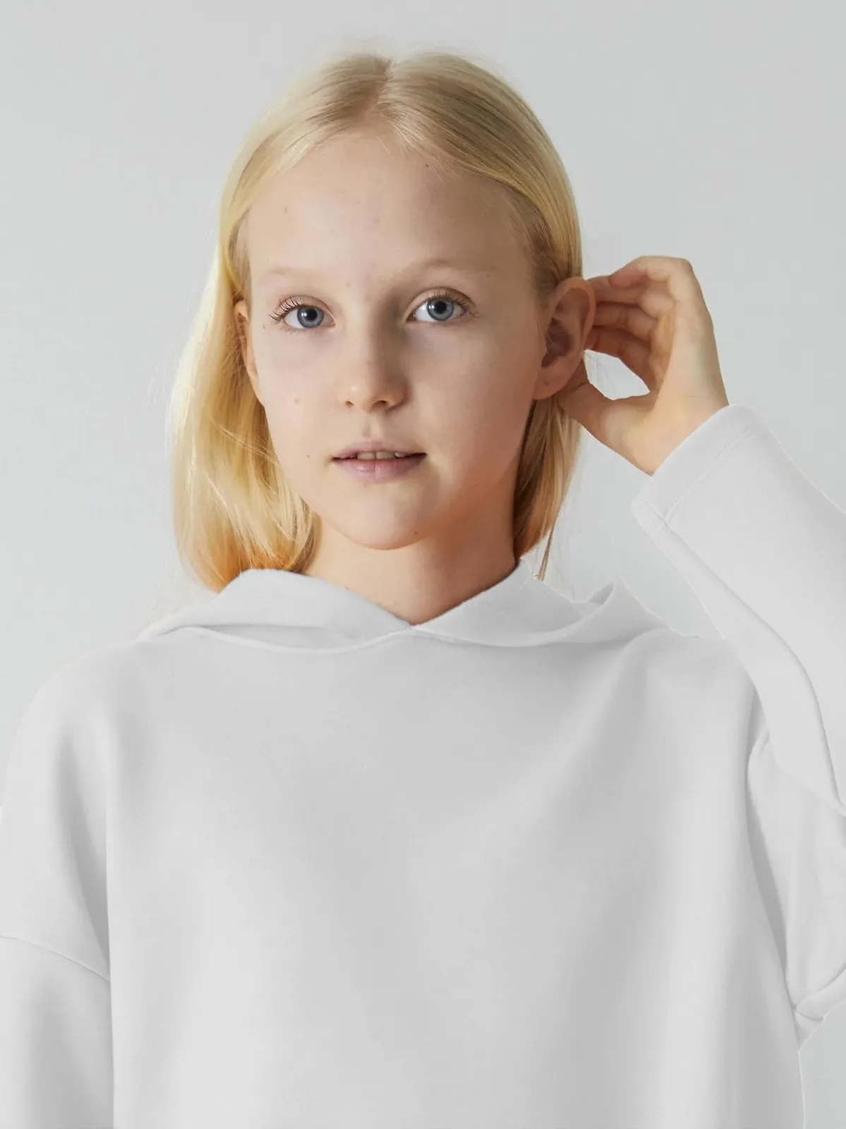 Толстовка LTB Jeans Henozo для дівчат, розмір 152 см, біла, фото №4
