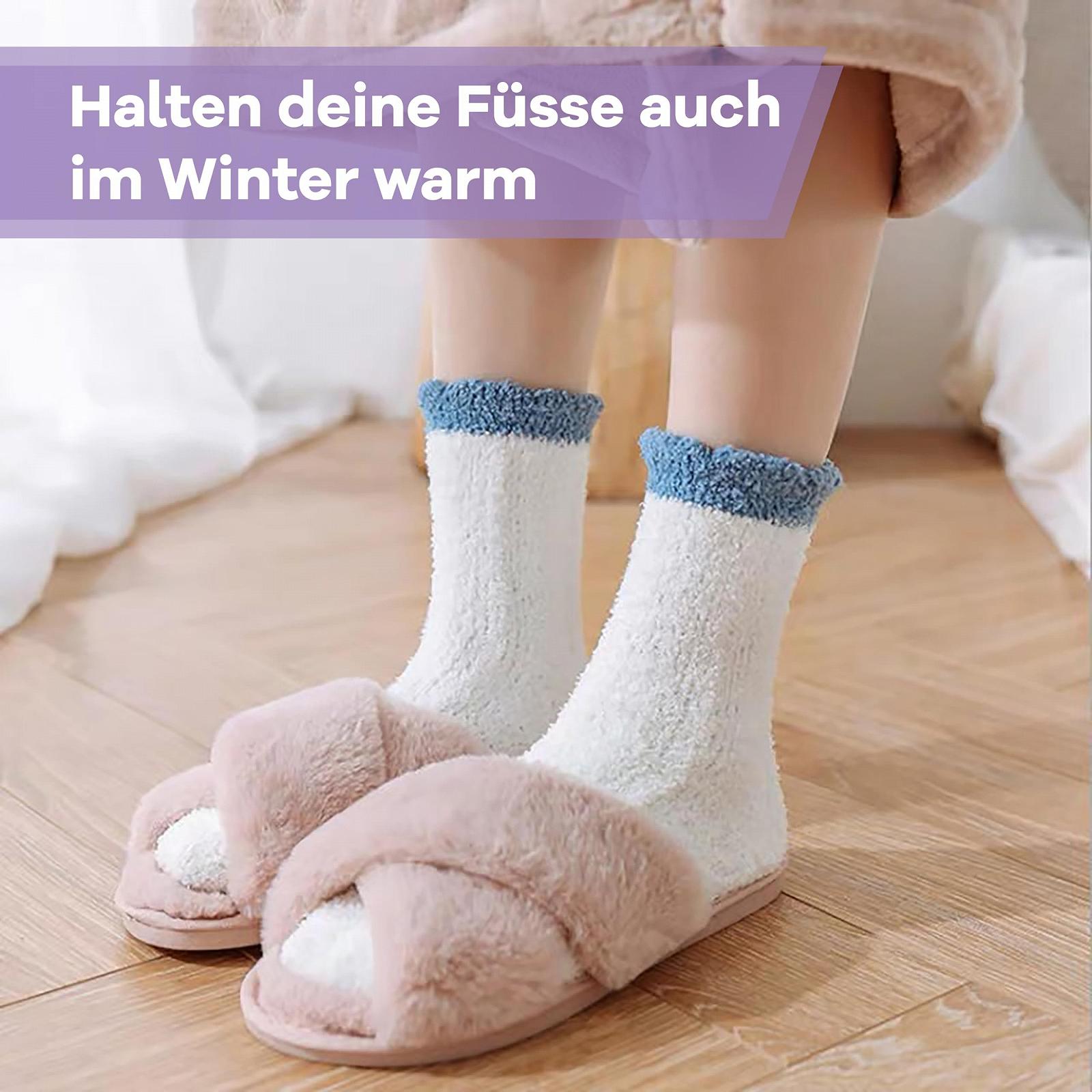 Шкарпетки Netrox 6 пар м'які пухнасті шкарпетки для жінок 36-42, фото №4