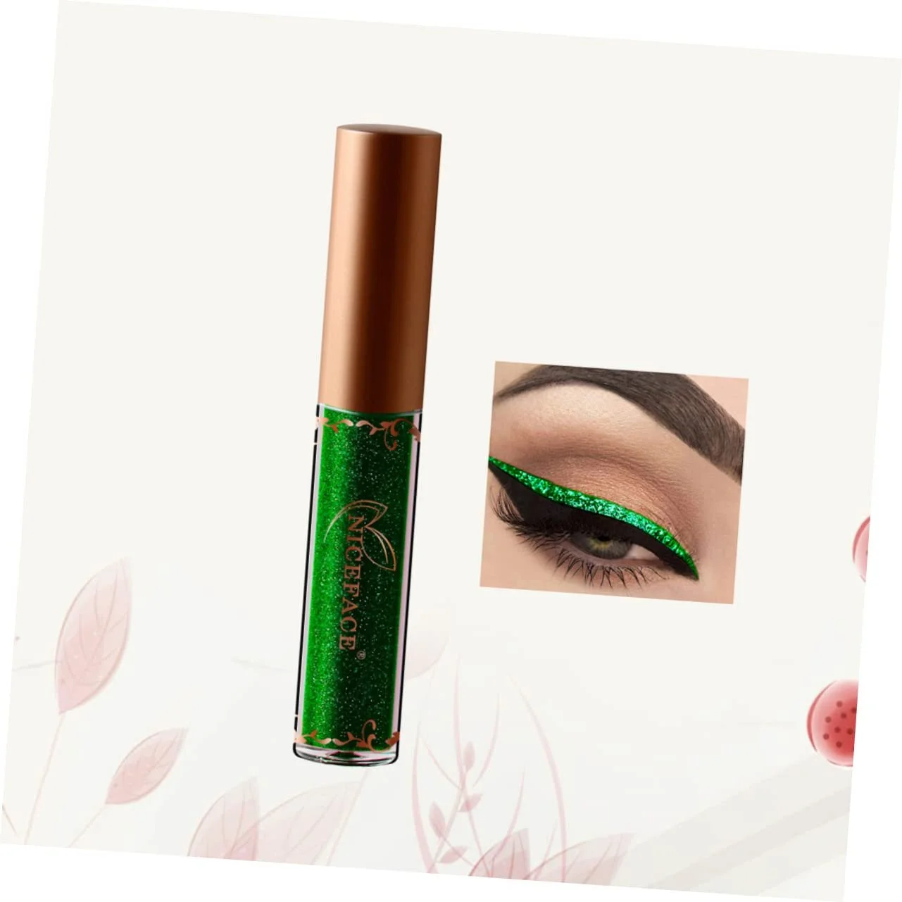 Рідка Підводка для очей minkissy з металевим відтінком, фото №7