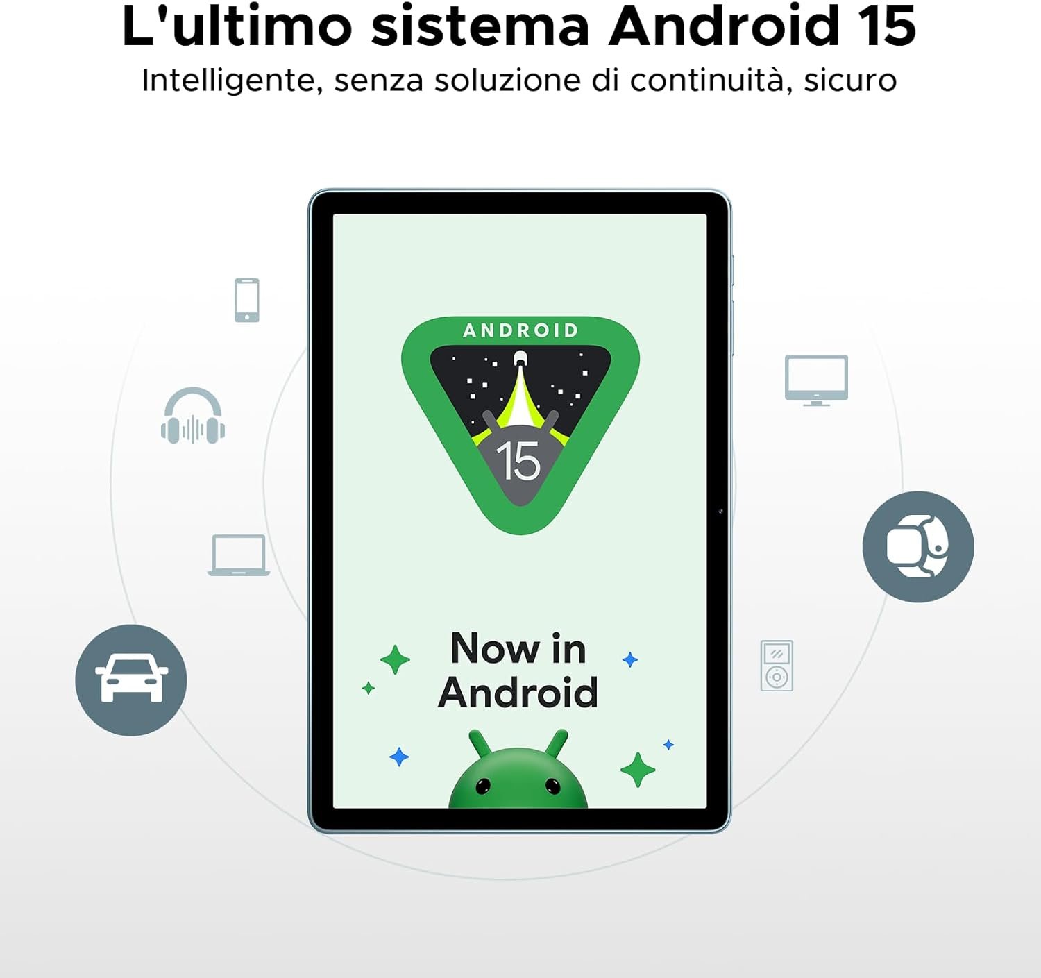 Планшет 10.1'' DOOGEE Tab A9 Pro+ 6+24/128 ГБ 8 ядер Android 15 Черно-серый, фото №2
