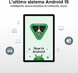 Планшет 10.1'' DOOGEE Tab A9 Pro+ 6+24/128 ГБ 8 ядер Android 15 Черно-серый synthetic.ua - Фото 1