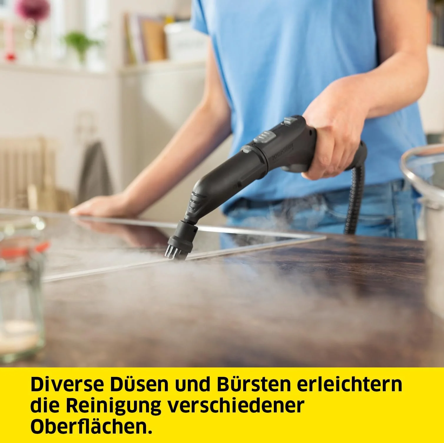 Пароочисник Kärcher SC 3 Deluxe, тиск пари: 3.5 бар, час нагріву: 30 с, потужність: 1,900 Вт, фото №4