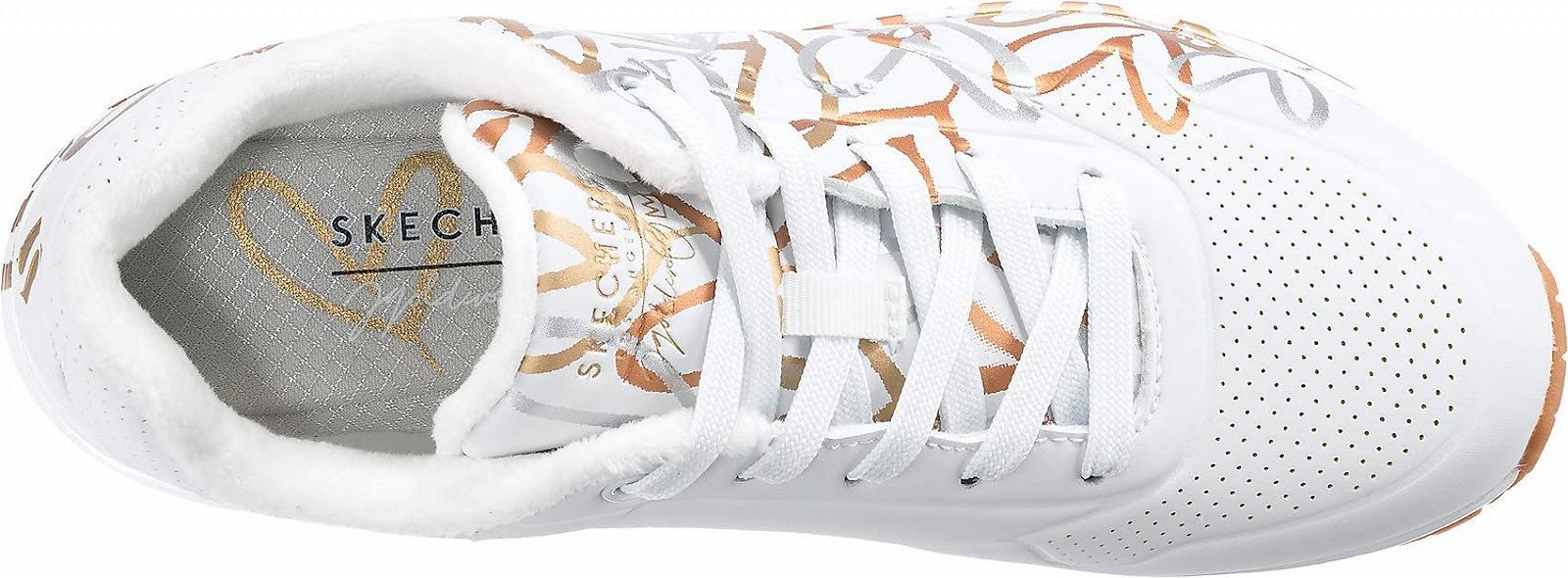 Кроссовки Skechers UNO-metallic Love женские, фото №6