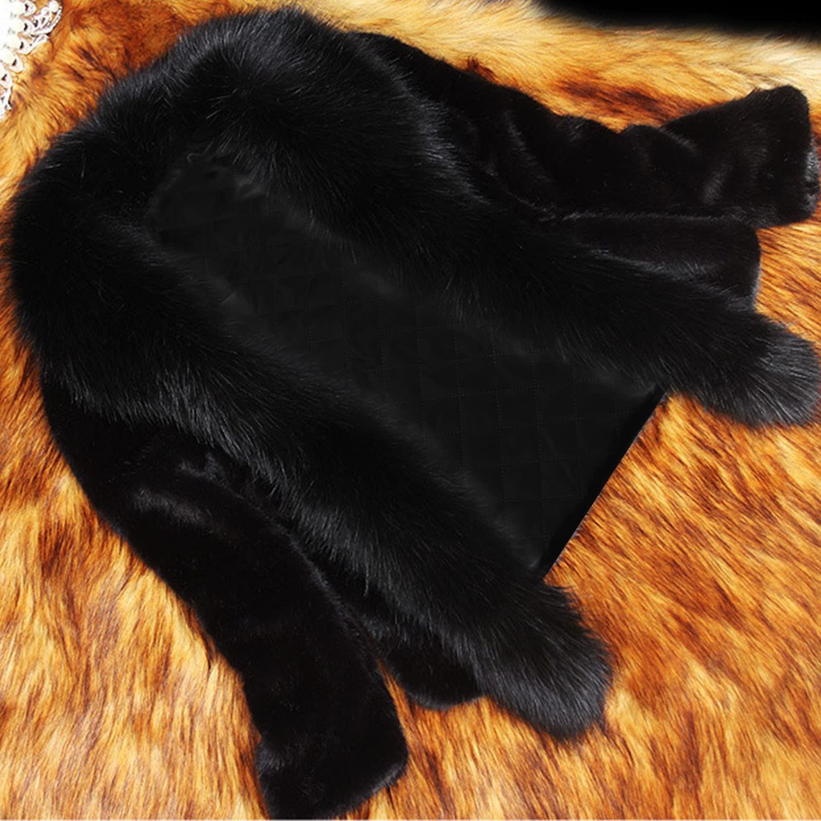 Жіноча зимова елегантна штучна куртка Ailliert, фото №5