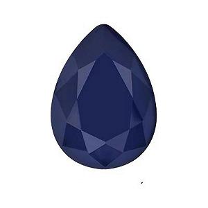 Блискучі кристали різних розмірів, блискучі перлини, синій, 20 x 30 мм, 12 штук - Фото 1