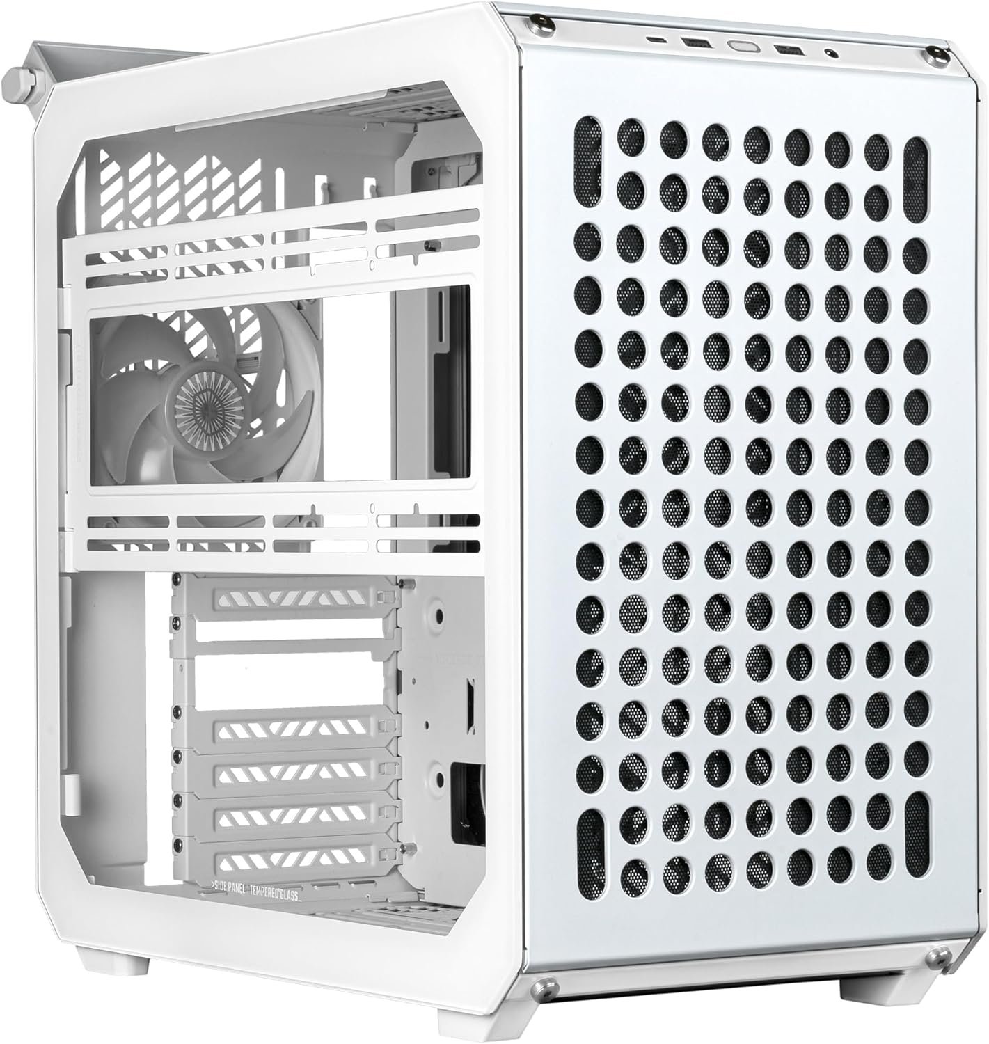 Корпус для ПК Cooler Master Qube 500 Flatpack / Без БЖ / Білий, фото №2 Корпус для ПК Cooler Master Qube 500 Flatpack / Без БЖ / Білий, фото №2