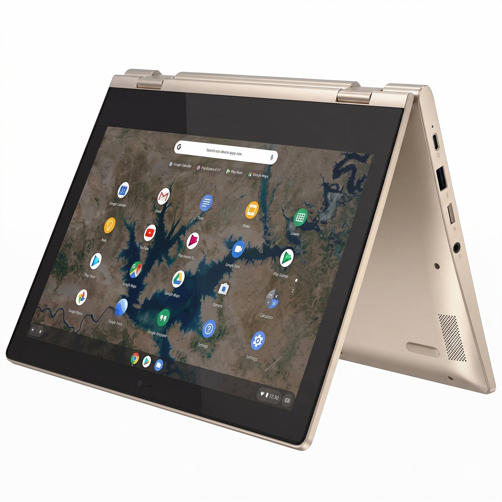 Сенсорний ноутбук 11.6" Lenovo IdeaPad Flex 3 11IGL05 Intel Celeron N4020 RAM 4GB eMMC 64GB 10год батарея ChromeOS (UKR), фото №8
