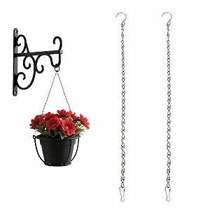 Ланцюжок для підвісного кошика металевий 50 см, набір 2 шт. - Фото 1