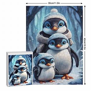 Деревянный пазл Cute Penguin 300 деталей 42 x 30 см цена на synthetic.ua - Фото 1 Деревянный пазл Cute Penguin 300 деталей 42 x 30 см synthetic.ua - Фото 1