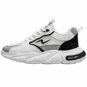 Спортивне взуття CHICMARK Дихаюча сітка Чоловічі кросівки Повсякденні кросівки на шнурівці для бігу та пішого туризму - Фото 1