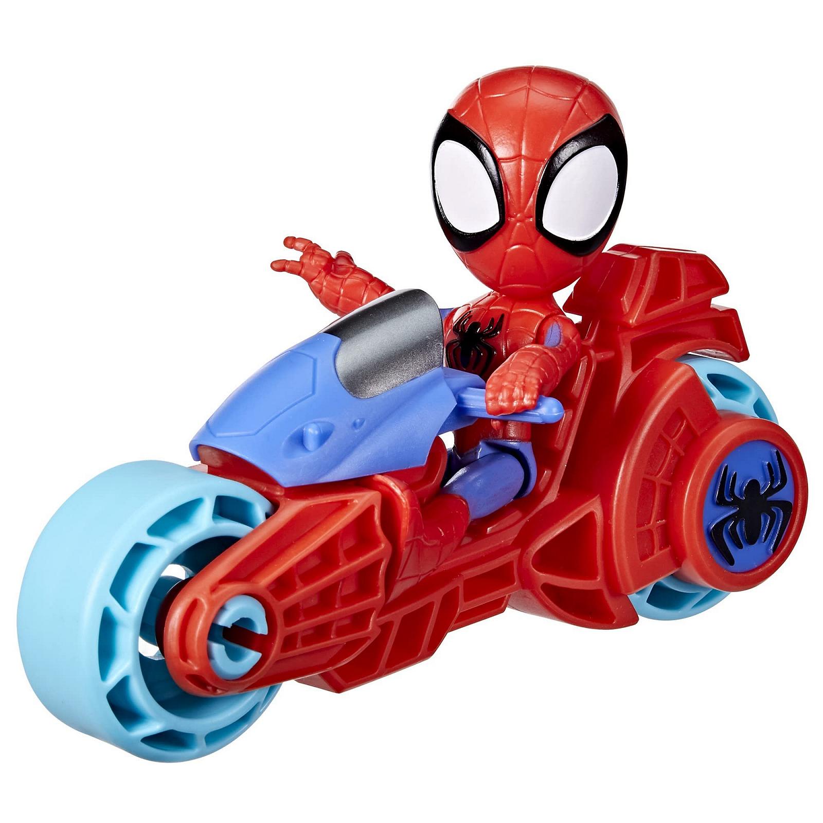 Фигурка Spidey Marvel с мотоциклом, фото №4