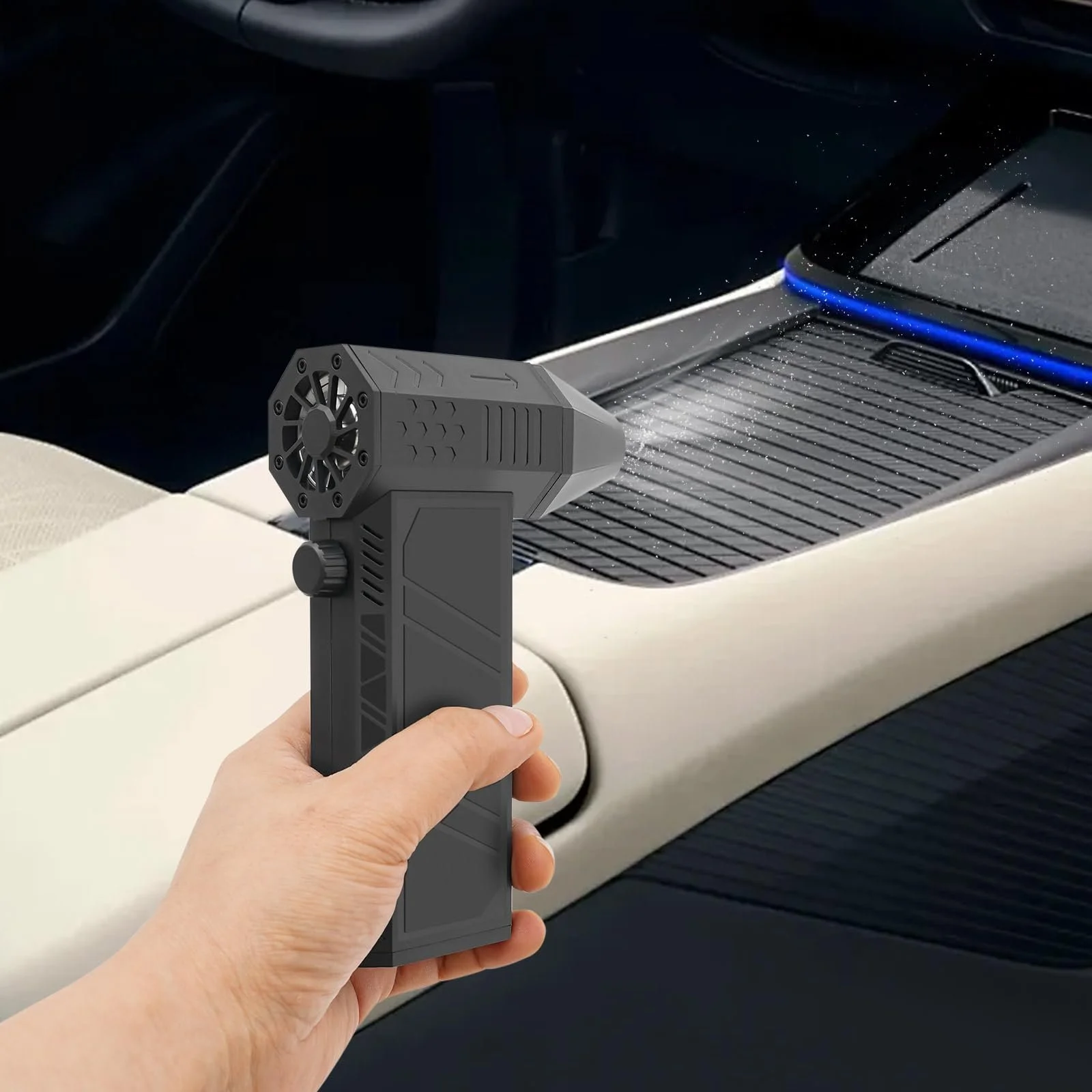 Електричний повітродувка  230 Вт 130000 RPM 52 м/с Безщітковий мотор Чорний, фото №8