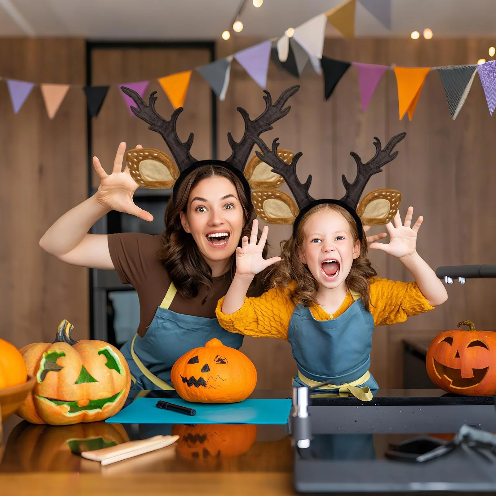 Обруч на голову Оленячі роги, фото №6