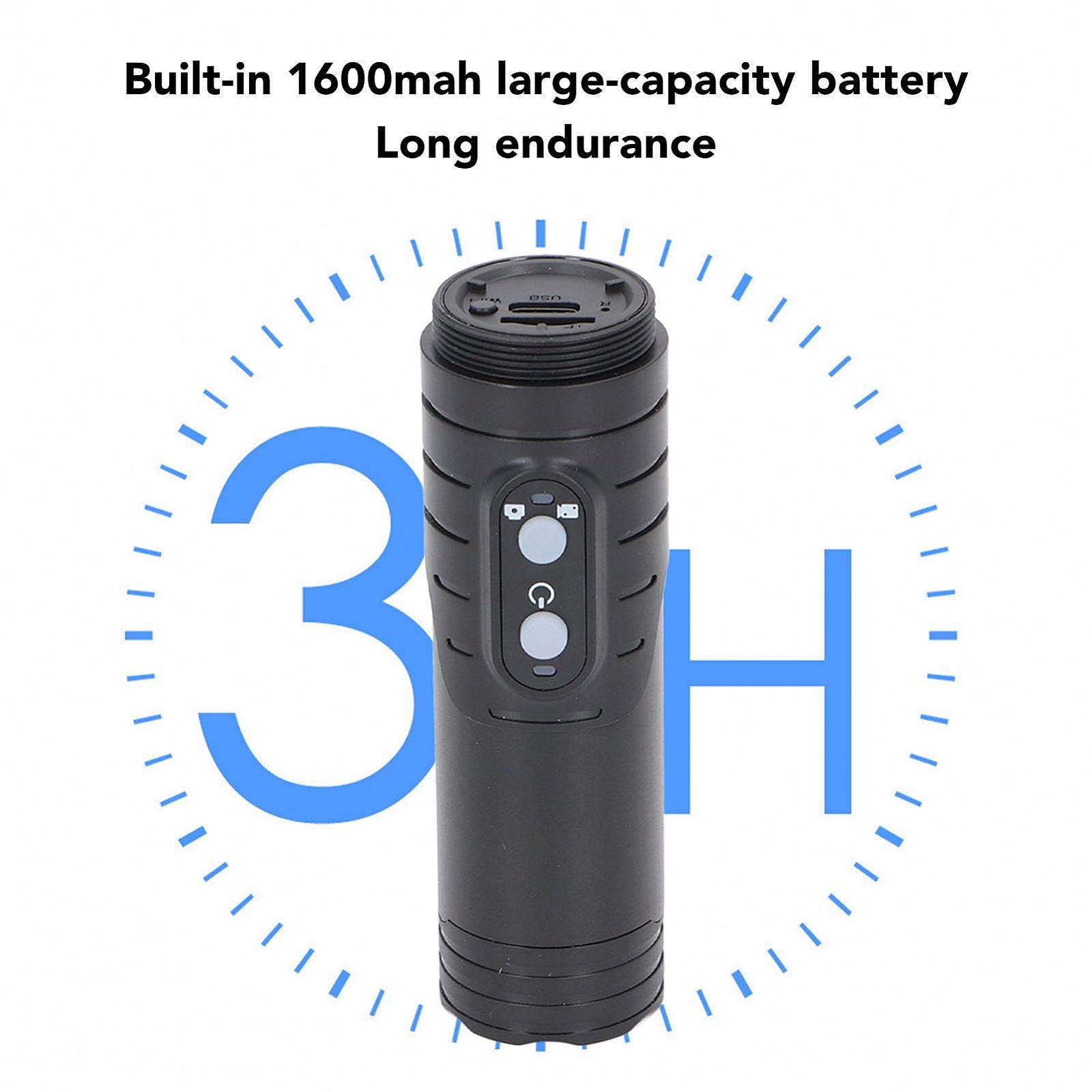 Екшн-камера для мотоциклетного шолома Lazmin112 1080P WiFi нічне бачення 120° широкий кут 1600mAh акумулятор IP65 водонепроникність, фото №3