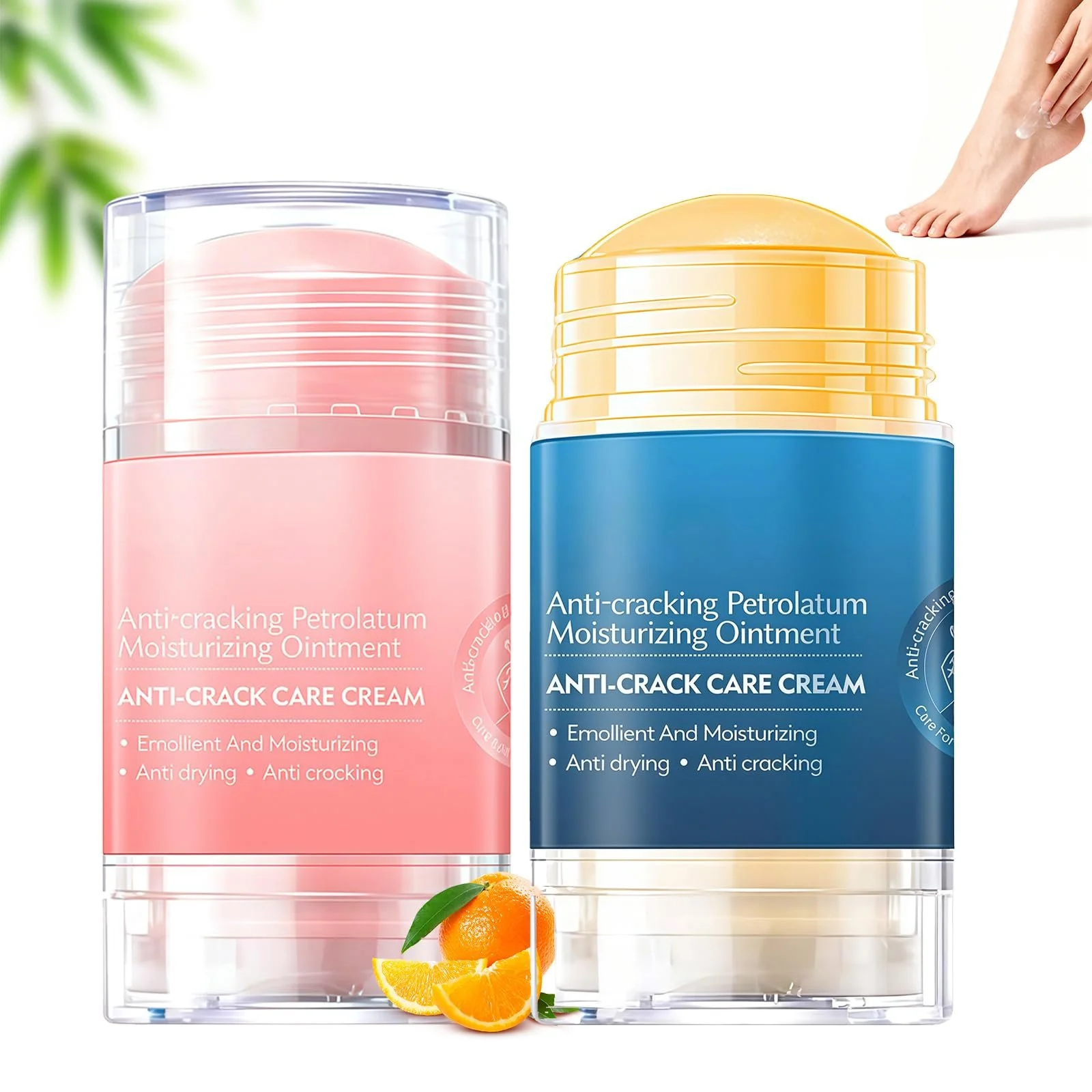 Крем для ног Cracked Cream интенсивный от трещин и сухости набор из 2 шт, фото №1