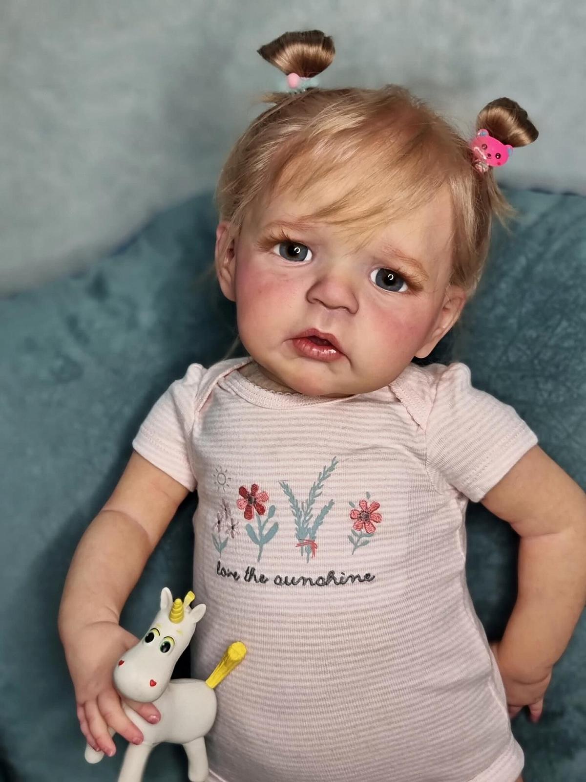 Кукла Anano Reborn 24 дюйма 61 см Life Like Reborn Toddler Девочка Силиконовые малыши Весовая Мягкая Реалистичная Кукла Новая девочка для коллекционеров и детей, фото №5